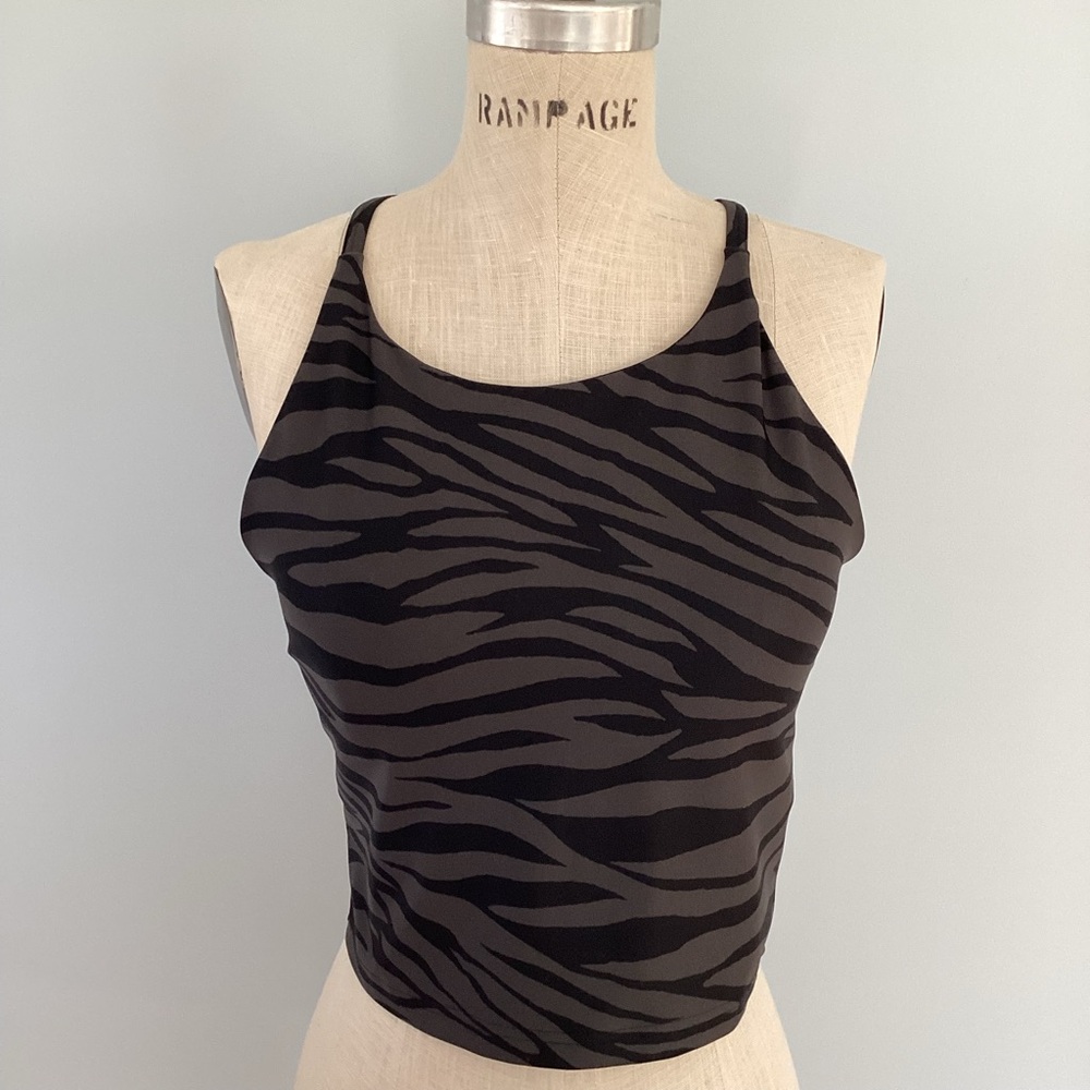 Old Navy Active Animal Print Tank Size Large